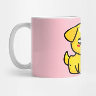 Kawaii Cute Yellow Puppy Mug